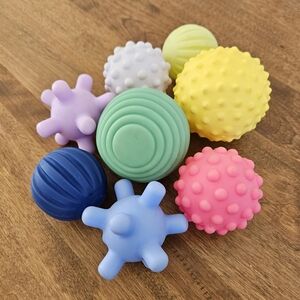Colorful Textured Sensory Balls Set